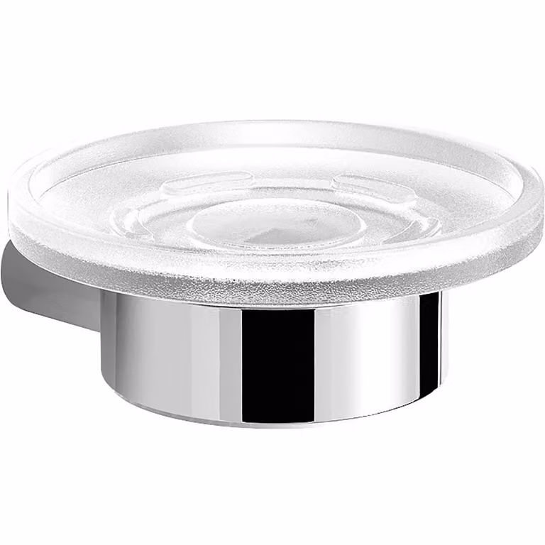 Portasapone da muro in alluminio, ottone e cromall A111 Gedy serie AZZORRE Cromato