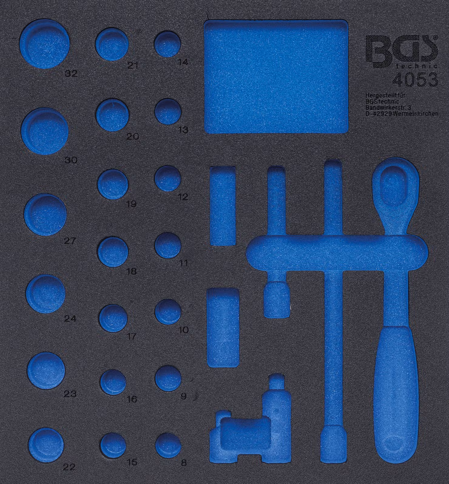 BGS carrello da officina 2/3 vuoto per Art. 4053 - 4053-1