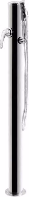 Doccia da Giardino Miscelatore e Braccio Doccia ATI Docce Flex-M Inox Anodizzato