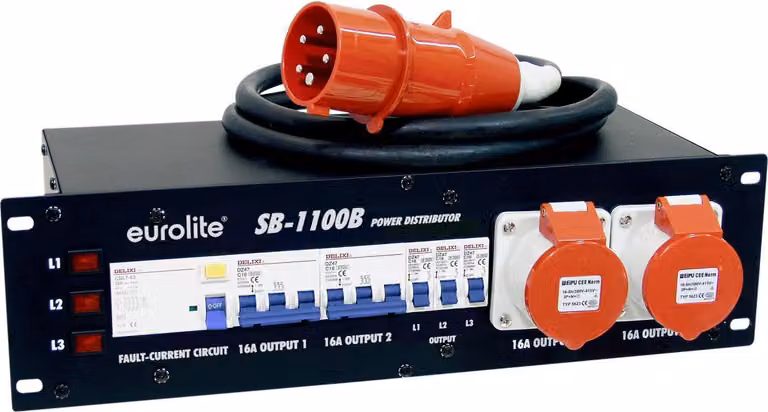 EUROLITE SB-1100B Stromverteiler (30248376)