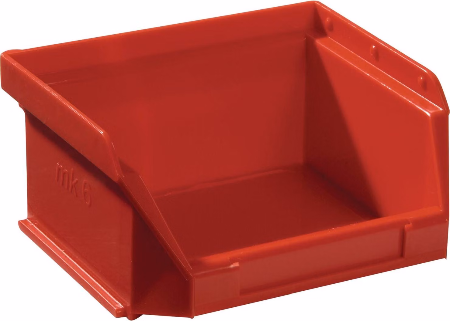 Contenitore aperto L85/65xL100xH50mm PE rosso
