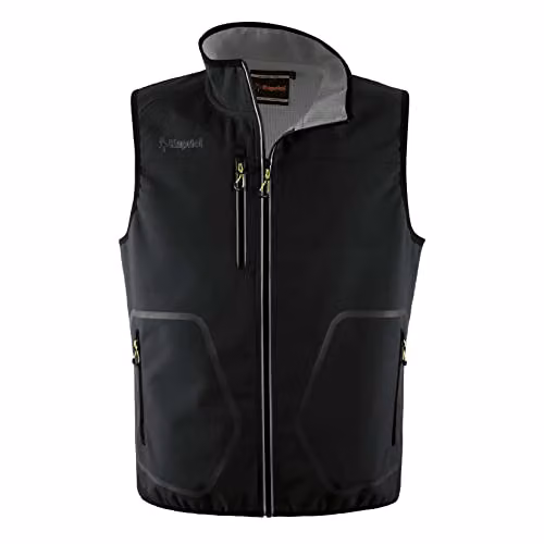 Kapriol Gilet Tech da Lavoro in Tessuto Tecnico Nero Antivento TG.L