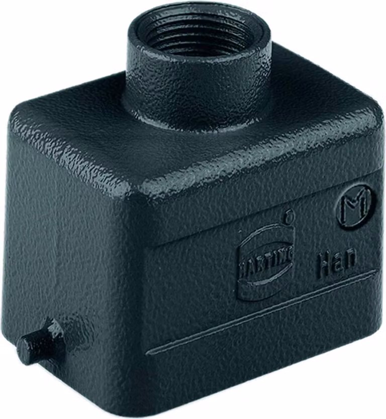 HARTING Han 6B M Custodia a manicotto bassa, 1xM20 uscita cavo diritta, per 1 staffa (nella parte inferiore) - 1 pezzo