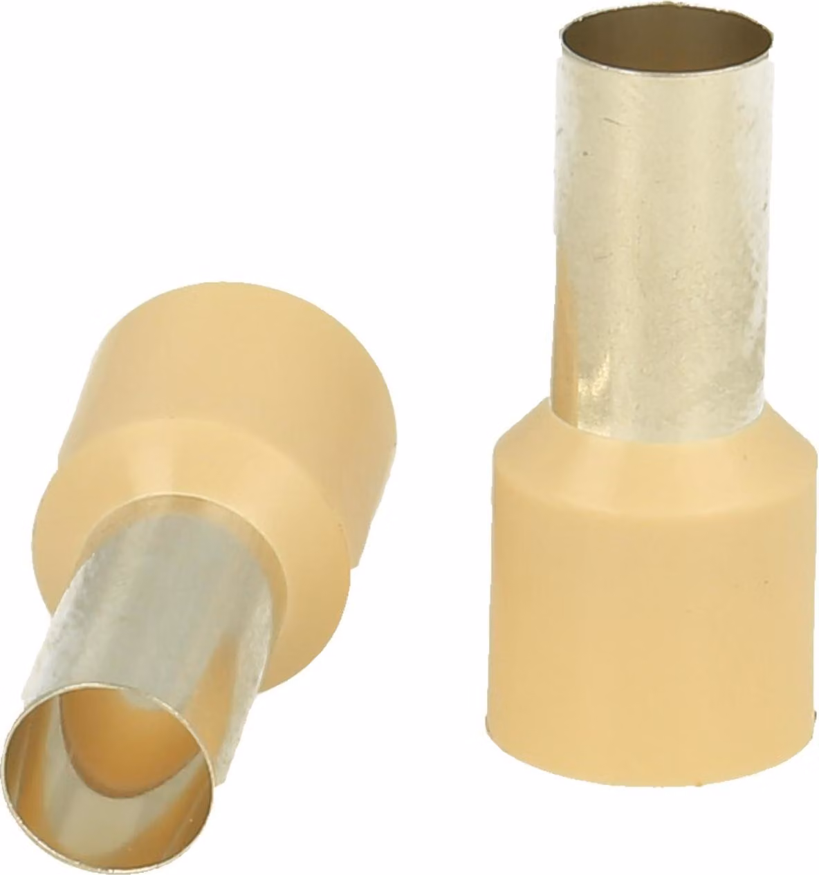 Capicorda DIN 46228 parte 4 isolati, dimensione N, codifica colore WE sezione 35 mm² beige - 1 pezzo