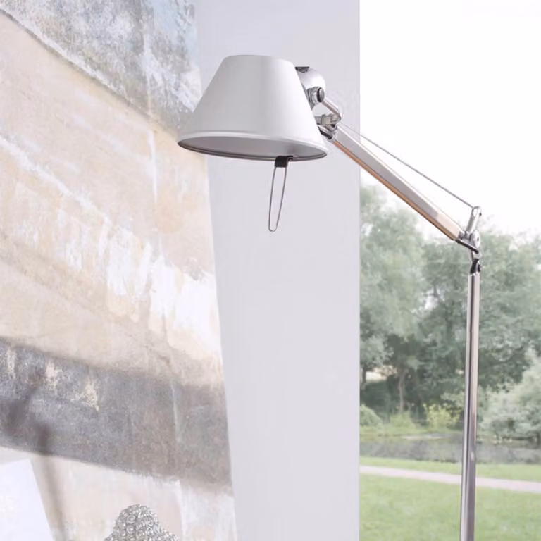 Artemide Lampada da scrivania Tolomeo, dimmerabile, Alluminio / Grigio / Zincato, Studio / Ufficio, Alluminio, Design, Lampada da tavolo