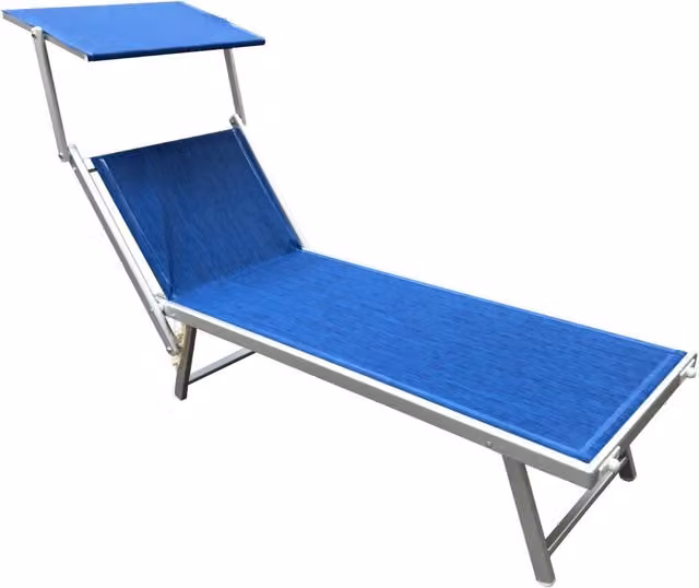 Telo copri sole Lif blu navy in tessuto outdoor per giardino L: 189 cm, P: 61 cm, H: 38 cm