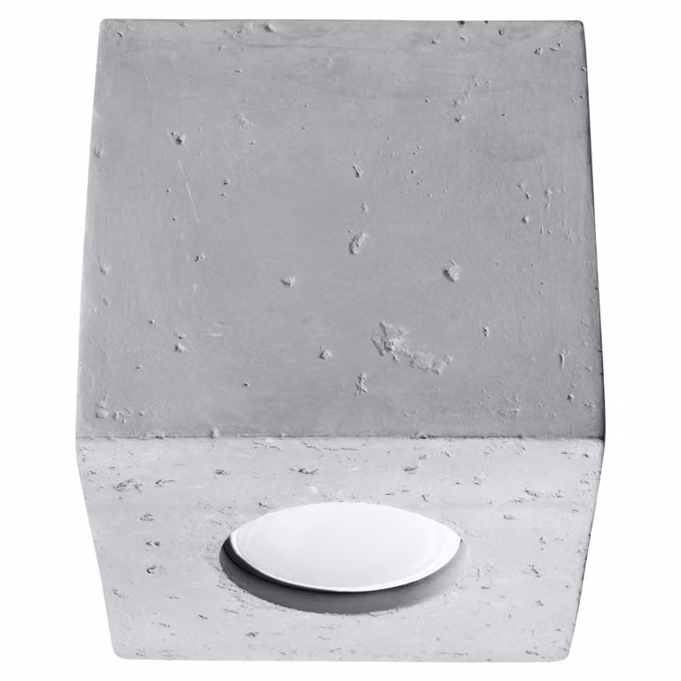 Moderna lampada da soffitto Delta GU10 grigio cemento