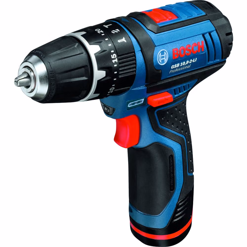 Bosch GSB 10.8 - 2-LI Professional 2 x 2,0 Ah con L-Boxx