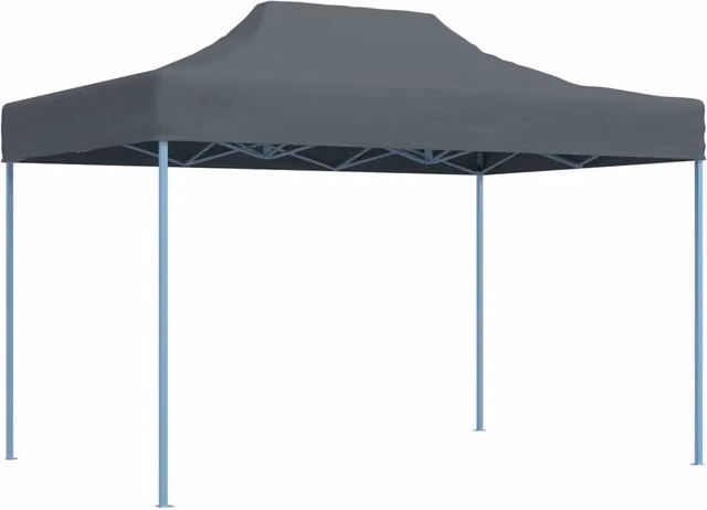Tenda da festa Party-Tenda in tessuto Oxford e acciaio, colore Antracite, L/P/H: 280 x 410 x 315 cm
