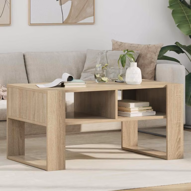 Maison Exclusive - Tavolino Sonoma in rovere 92 x 53 x 45 cm Materiale ligneo