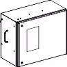 Scatola di derivazione Schneider Electric KS, 400 A, vuota, per 4 moduli Compact NSX con azionamento motorizzato KSB400DB412