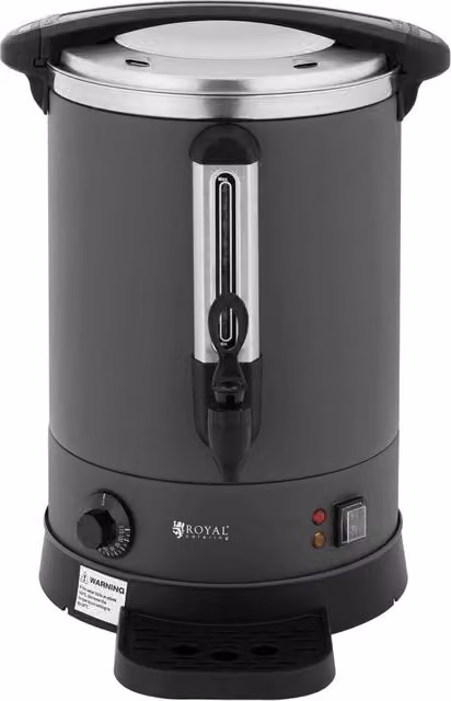Distributore di acqua calda da 13,5 litri 2500 watt con vassoio raccogligocce colore grigio codice 14_0004293.