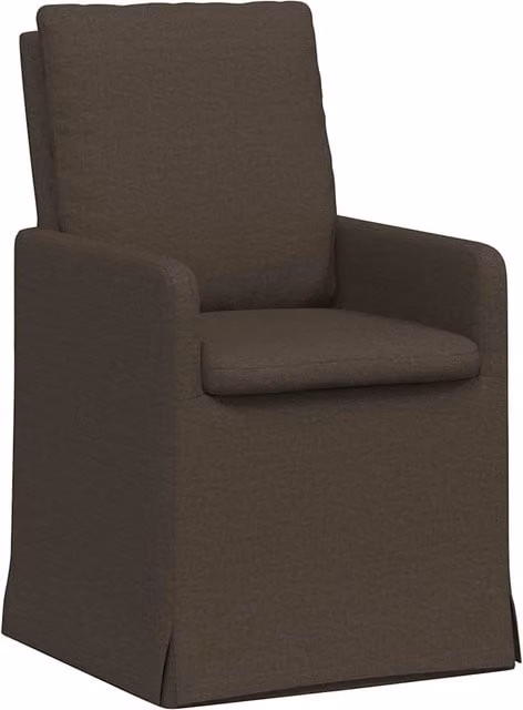 Sedie da pranzo 2 pz | Sedie da cucina Grigio scuro 57 x 67 x 98 cm Tela