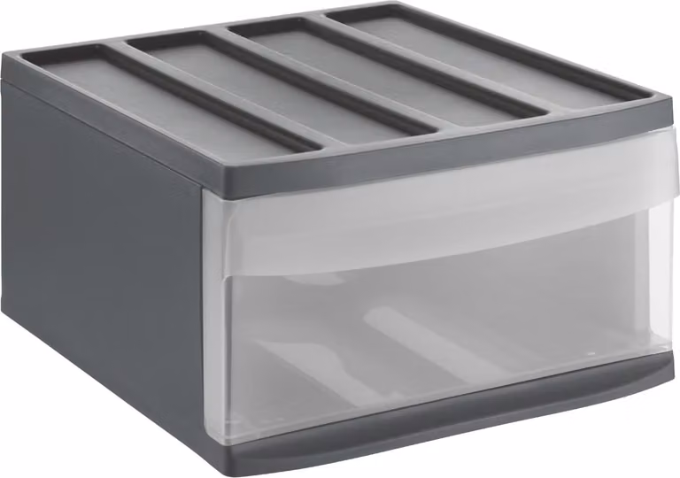 Cassettiera L SYSTEMIX, colore: antracite