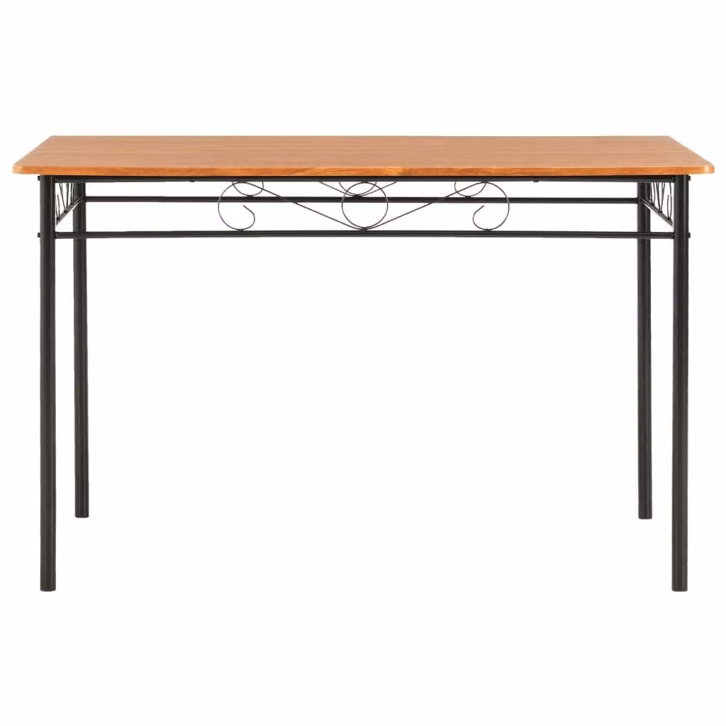 Tavolo da Pranzo Marrone 120x70x75 cm in MDF