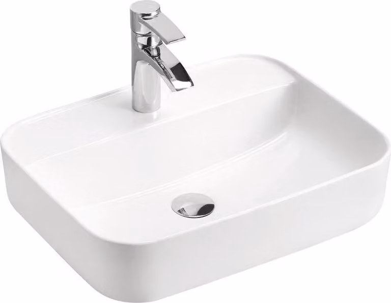 Keramik Waschtisch Waschbecken Aufsatzwaschtisch Weiß Waschbecken Waschtisch Bad