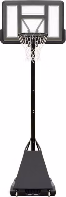 Canestro da Basket Esterno Altezza Allungabile 245-305 cm Base Zavorrabile Nero