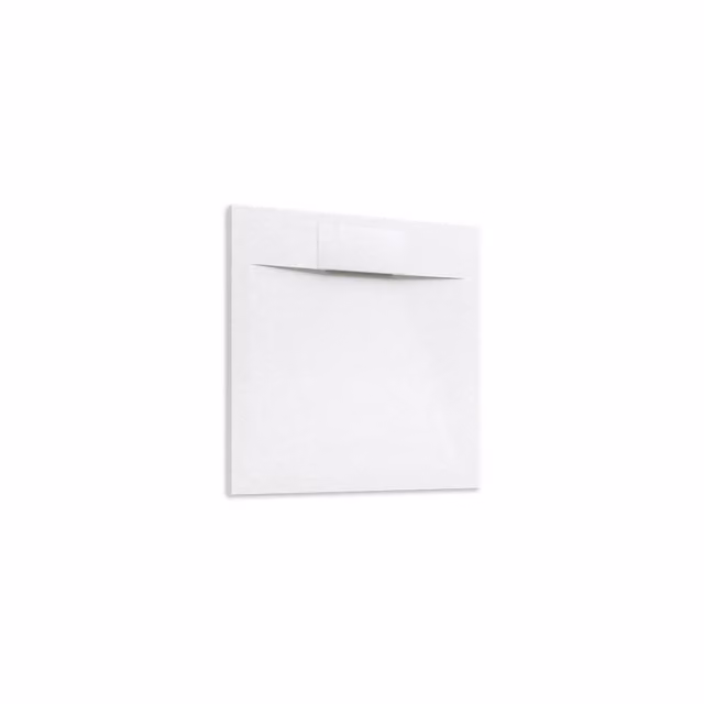 Piatto doccia quadrato Parama bianco effetto pietra antiscivolo L/P: 80 x 80 cm