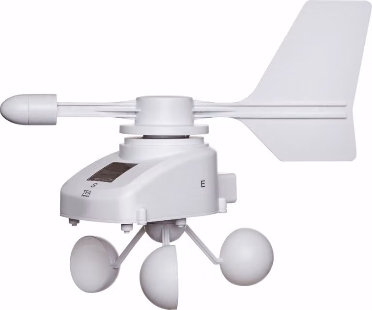 TFA - Radioanemometro solare WEATHERHUB 30.3307.02 - bianco