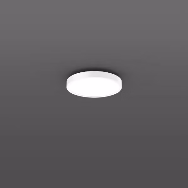 RZB Triona, 30 W, 2700 lm, 830, bianco, faretti da soffitto e da parete DALI, D 461 H 88, 104°, plastica (PMMA) opalina 312419.002.76