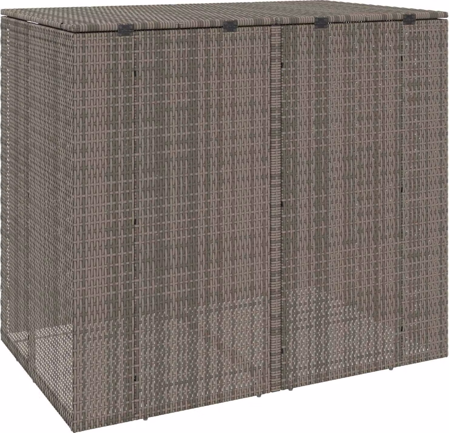 Cassa per Spazzatura 2 pcs Grigio 130 x 80 x 115 cm Polietilene