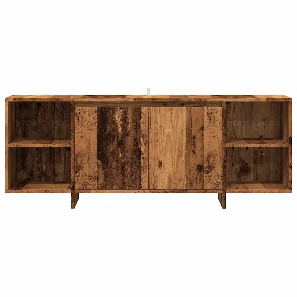 Mobile porta TV di design elegante in legno composito marrone con finitura effetto legno anticato L/P/H: 130 x 35 x 50 cm – 2