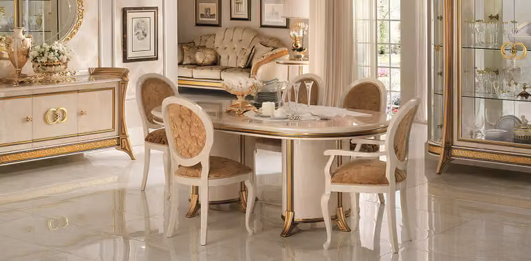 Klassisch Esstisch Tisch Holz Tische arredoclassic Esszimmer  Italy