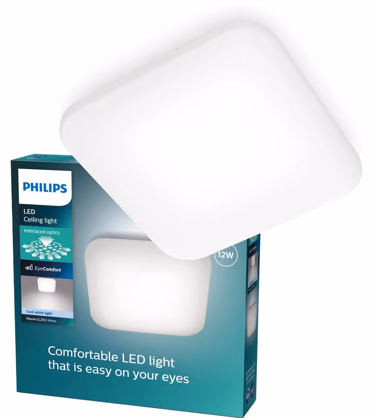 Philips soffitto funzionale Mauve Mauve 12 W quadrato