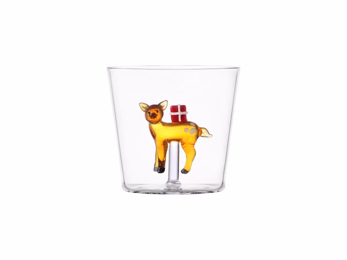 Woodland Tales Tumbler - Renna con Regalo Rosso