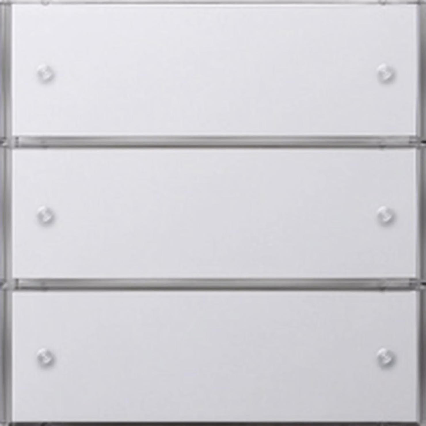 Gira KNX Pulsante sensibile 3 Comfort 3f Interruttore piatto, bianco puro lucido, 1 pz.