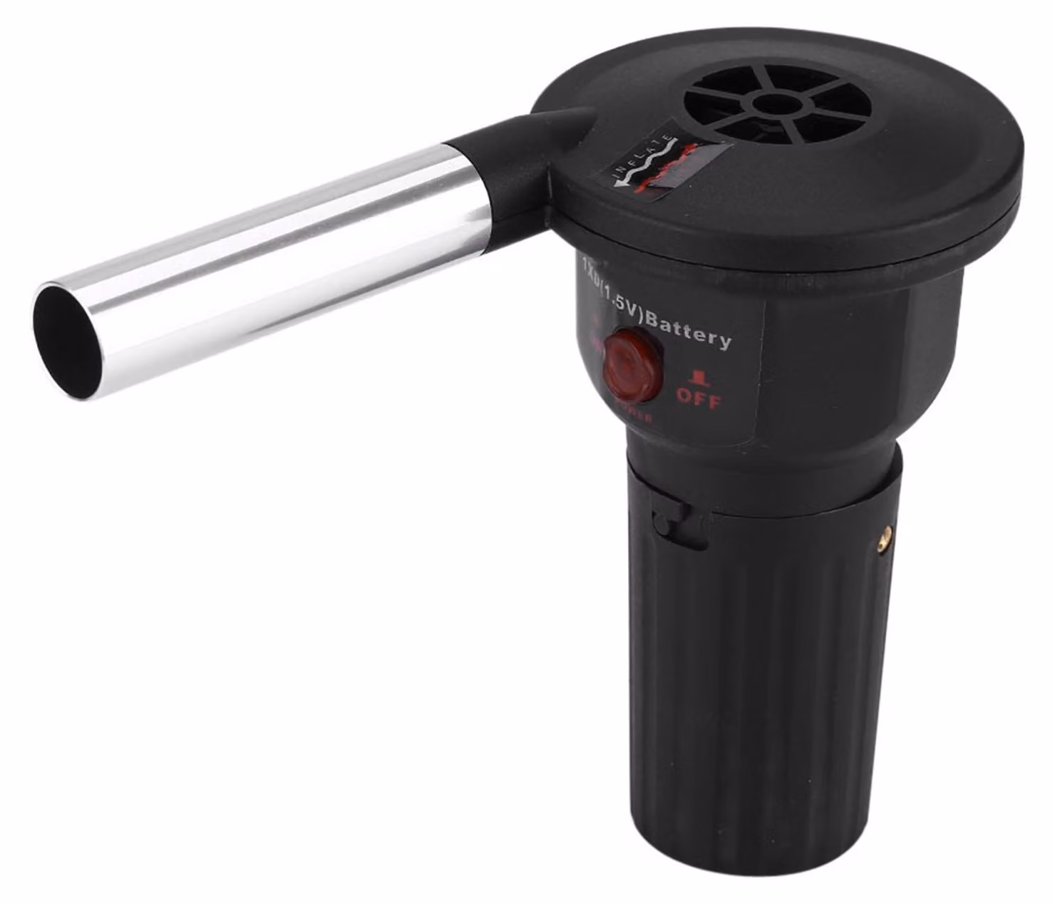 Ventilatore portatile a batteria per barbecue, ventilatore per esterni, campeggio, picnic, barbecue a carbonella
