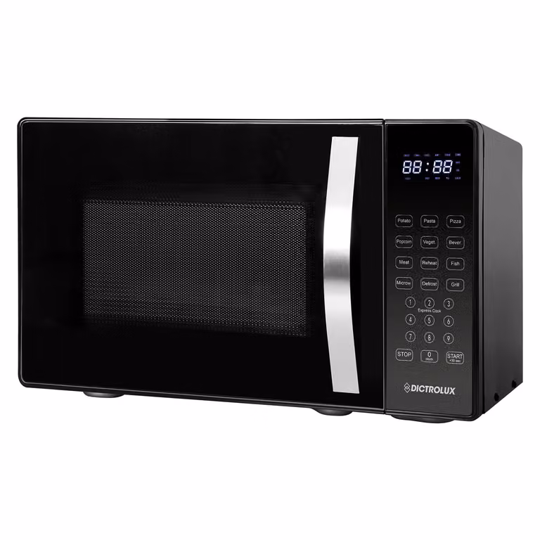 Forno Microonde Combinato con Grill Dictrolux Kelios, Nero, 23 litri, 800 Watt