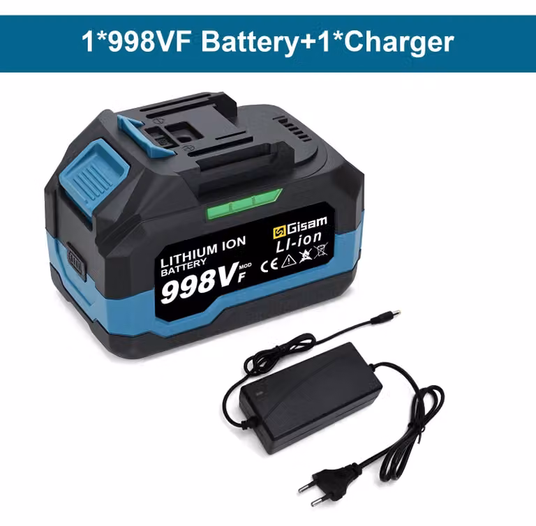 Batteria per utensili elettrici - 988VF, batteria agli ioni di litio da 18V - capacità elevata da 4,0/4,5Ah - indicatore di carica LED - batteria di ricambio con caricabatterie