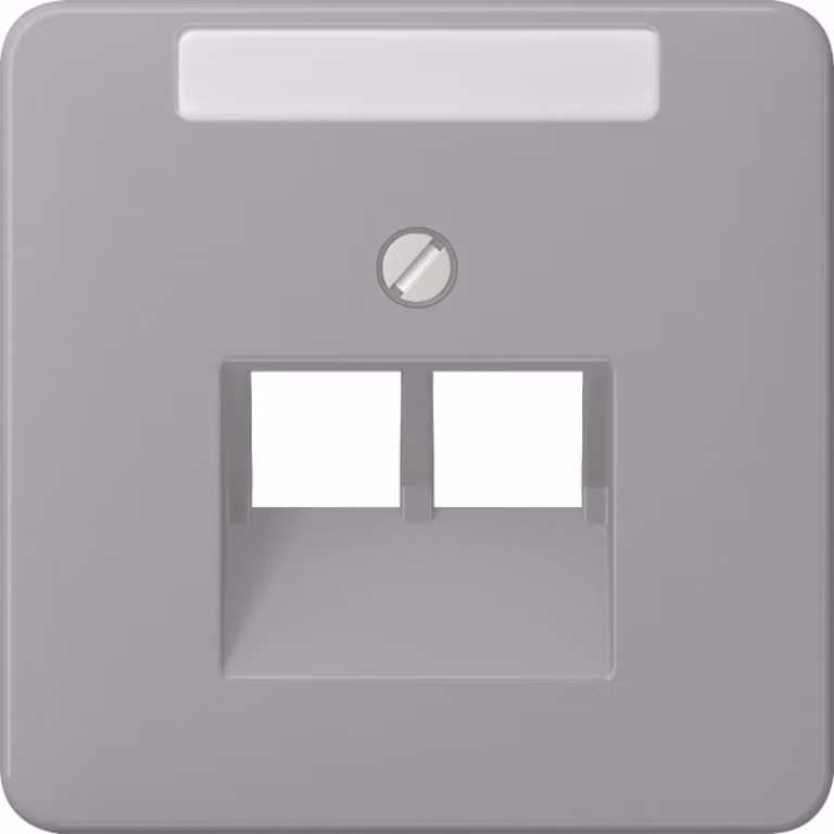 Jung CD569-2NAUAGR Copertura con campo di scrittura 6 x 37 mm grigio