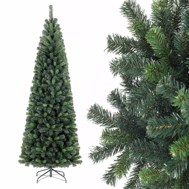Albero di Natale Salcar Pencil 180 cm Abete artificiale Slim Albero di Natale Slim