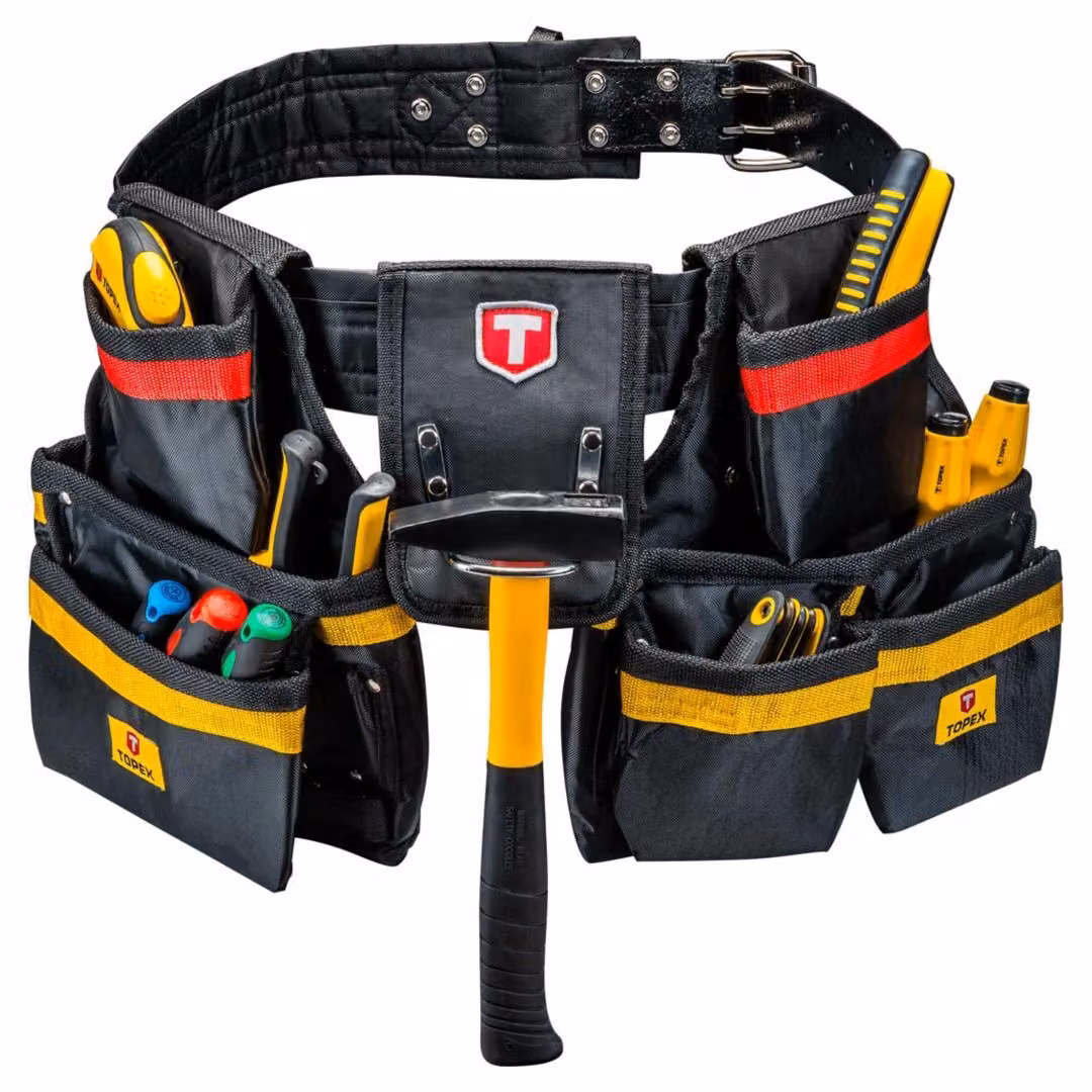 Cintura porta attrezzi TOPEX Lunghezza della cintura Cintura porta chiodi - 21 tasche
