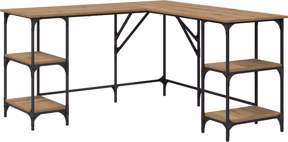 Scrivania Rovere artigianale 139 x 139 x 75 cm