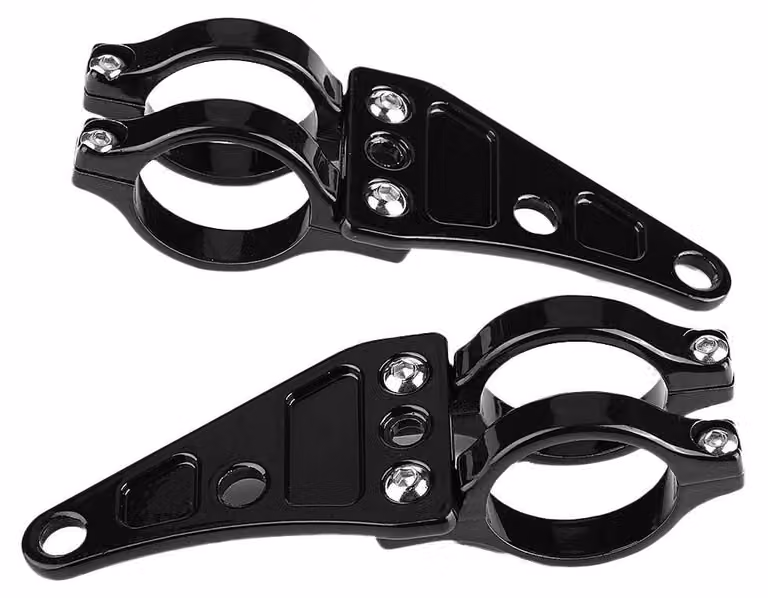 Supporto per faro motociclistico - Set da 2 pezzi - Supporto per tubo forcella da 38mm-41mm
