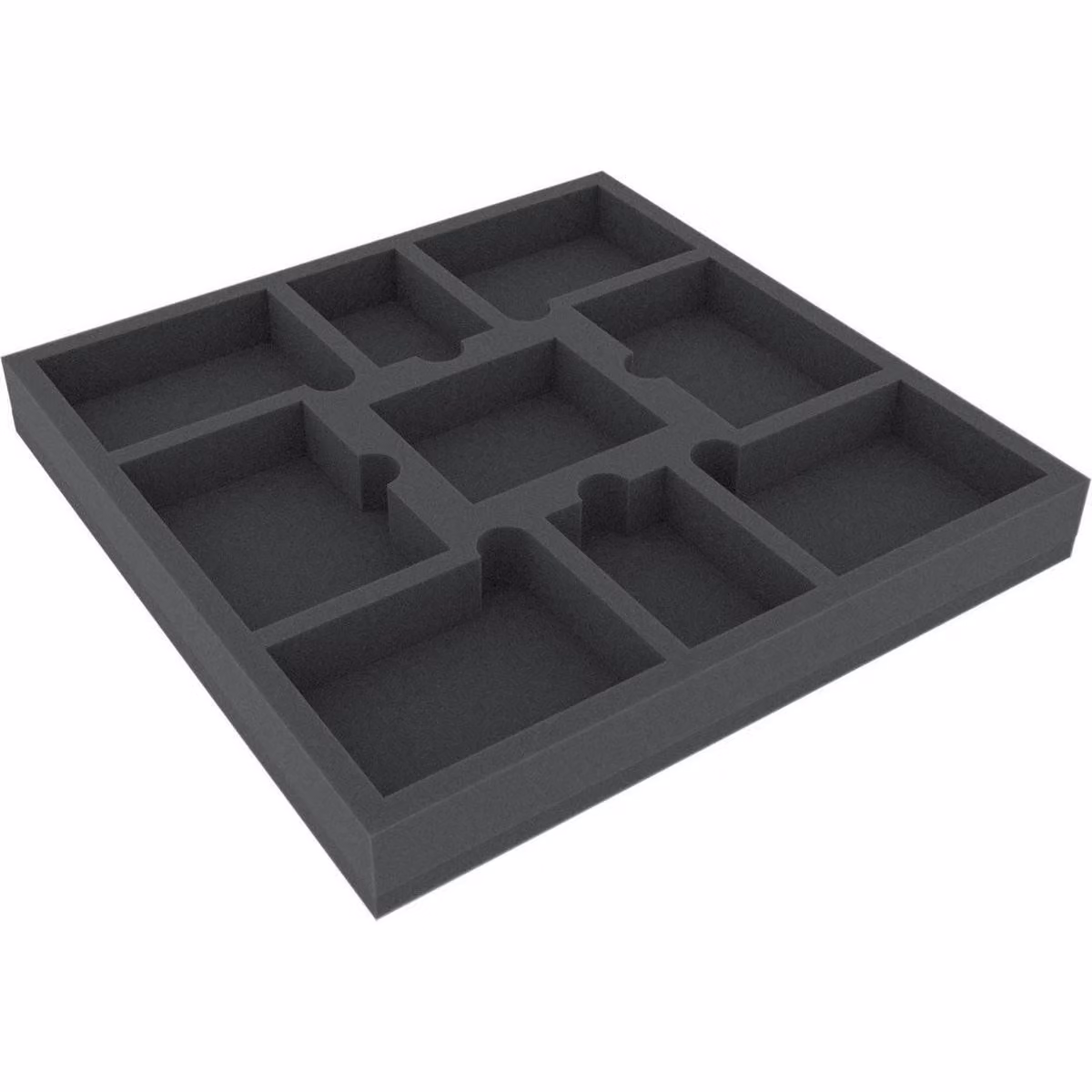 AFEE035BO 285 mm x 285 mm x 35 mm - Inserto in schiuma per giochi da tavolo