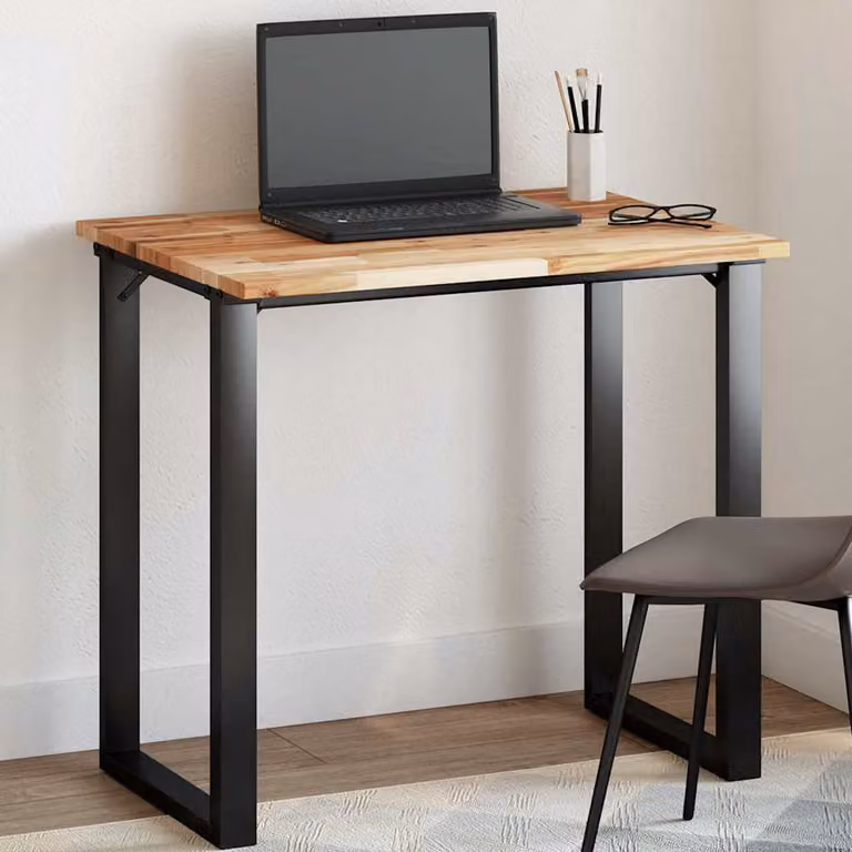 vidaXL Piano Tavolo Rettangolare in Legno Massello di Acacia Oliato, Marrone, L 80 cm x P 60 cm x H 2 cm