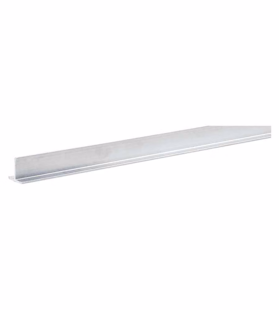 Alfer Profilo a T in Alluminio Naturale 15,5x1,5 mm Lunghezza 1 m