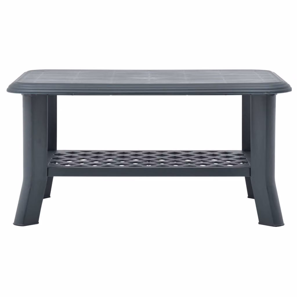 Tavolino verde 90 x 60 x 46 cm in plastica