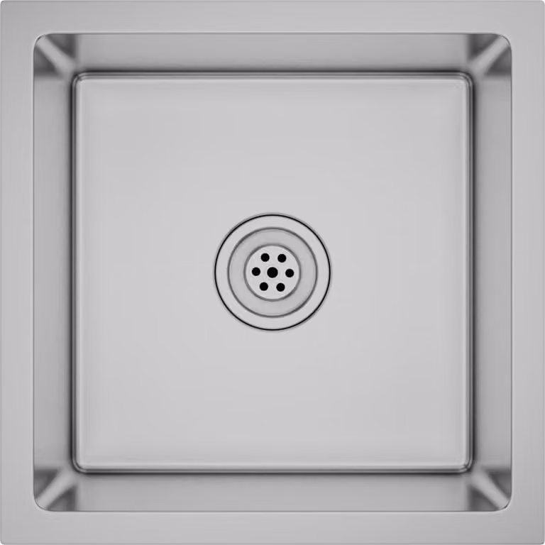 Lavello da Cucina Lavorato a Mano in Acciaio Inox