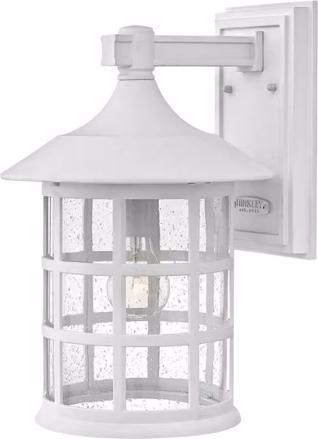 Applique da esterno retrò Freeport bianco E27 60W Hinkley