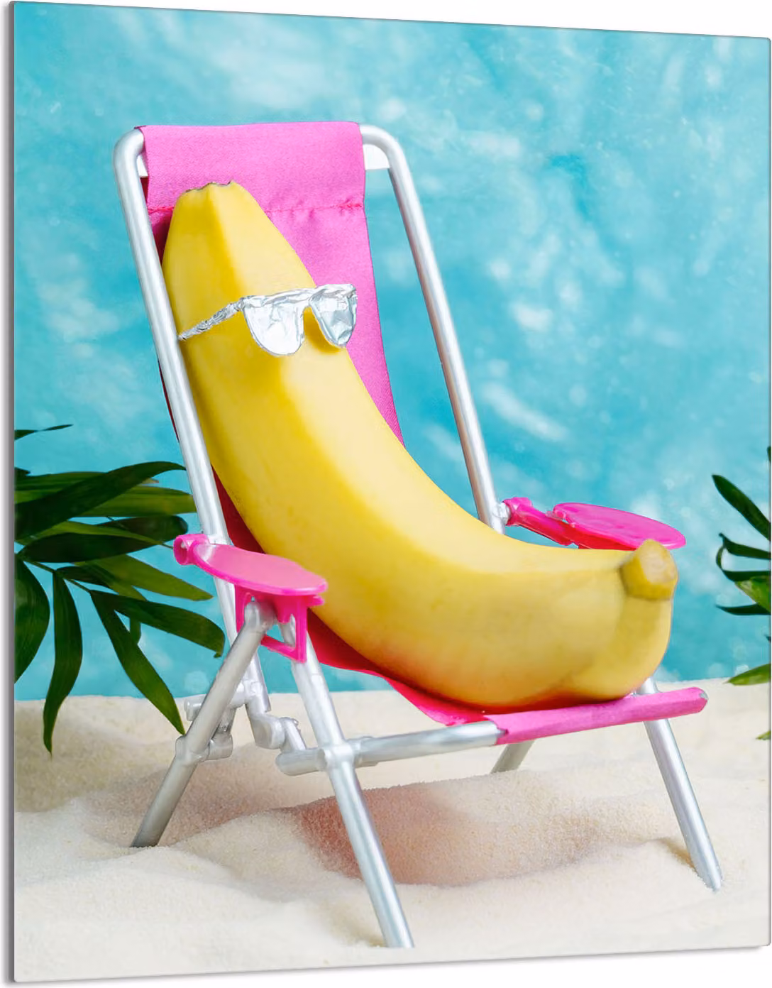 Piastra copri fornelli 40x52 Piastra copri piano cottura in Vetroceramica alzatina in vetro tagliere decorativo, banana beach