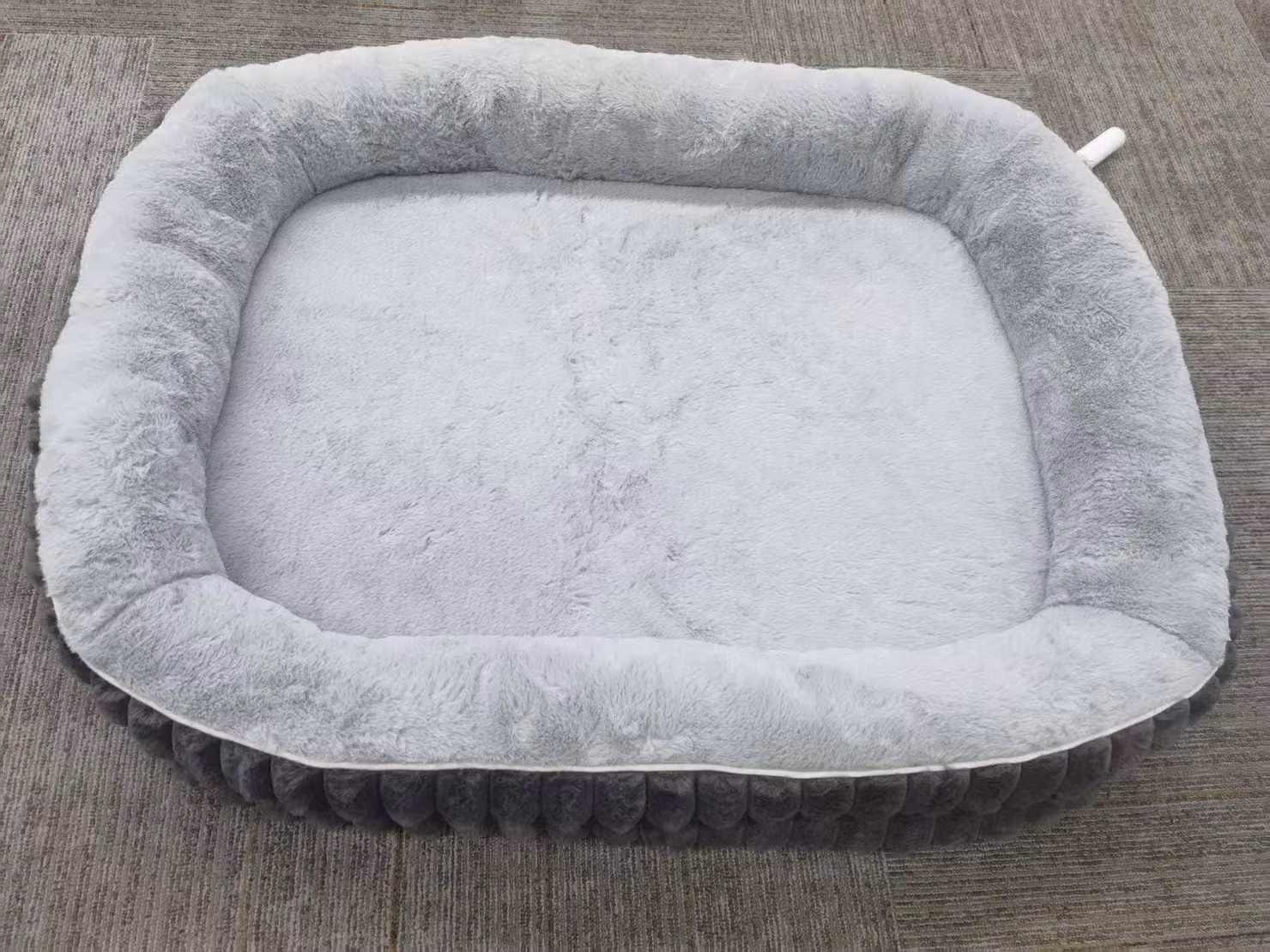 Letto ortopedico per cani con bordo, colore verde