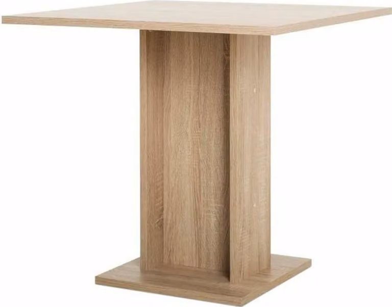 Tavolo da pranzo >Carlton< in rovere Sonoma - 80x75x80 cm (LxAxP)