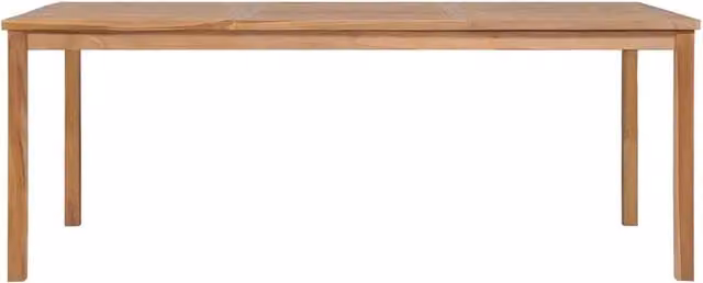 Tavolo da Giardino | Tavolino da esterno 200x100x77 cm in Legno Massello di Teak