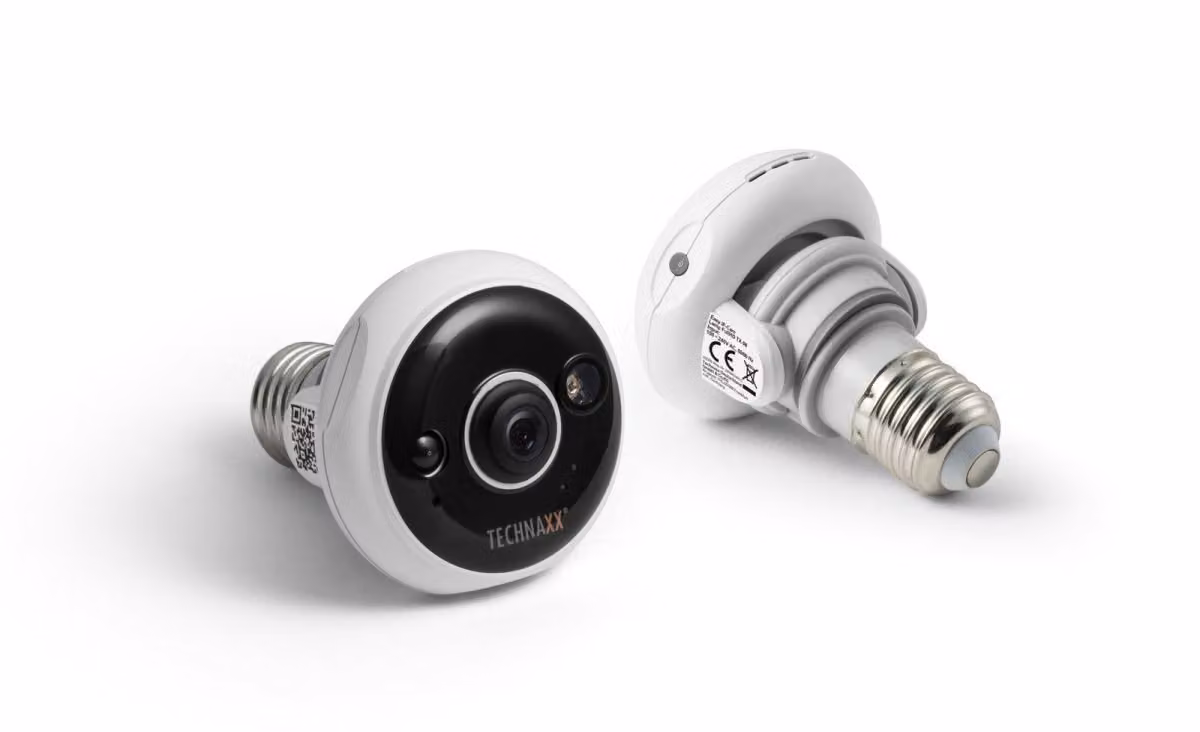 Technaxx TX-58 IP-šberwachungskamera FullHD fr die Lampenfassung E27