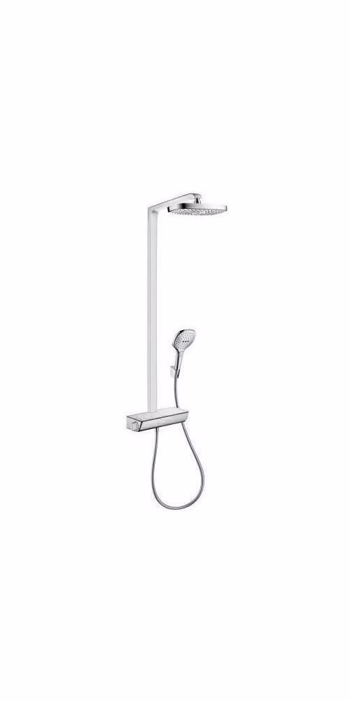 hansgrohe Showerpipe SELECT E 300 2jet RAINDANCE DN 15, EcoSmart Version chrom